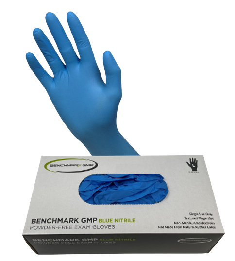 BenchmarkGMP Boxed Blue Nitrile Gloves